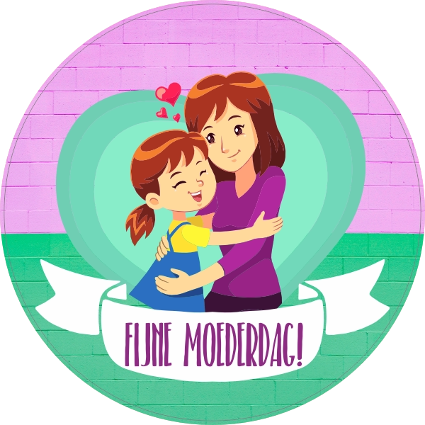 Fijne Moederdag sticker