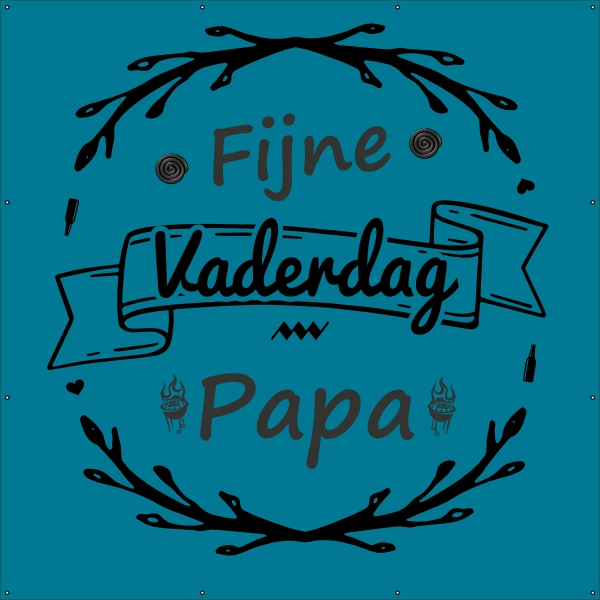 Fijne Vaderdag pappa spandoek