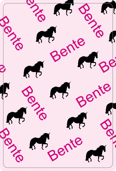 Fleece Deken Unicorn