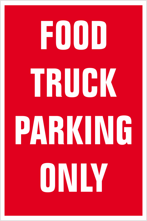 Food truck parking only