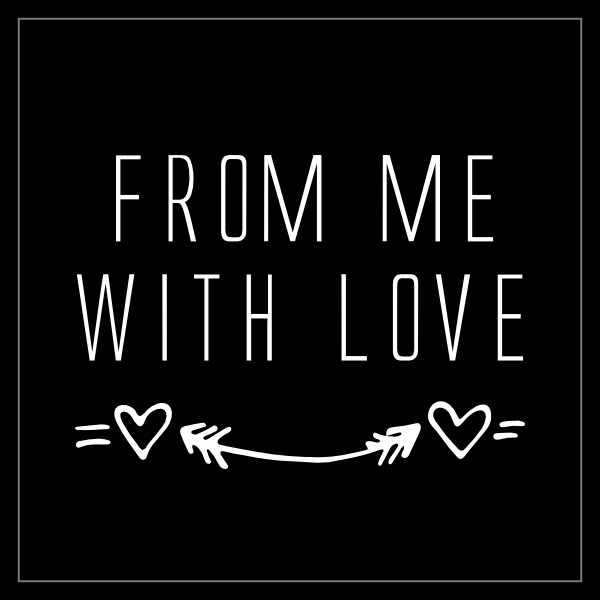 From me with love sticker