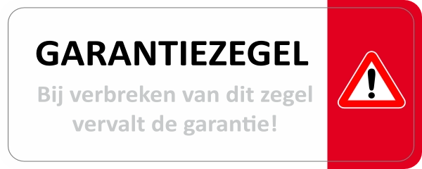 Garantiezegel label
