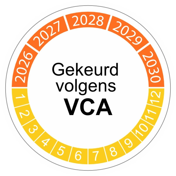 Gekeurd volgens VCA sticker