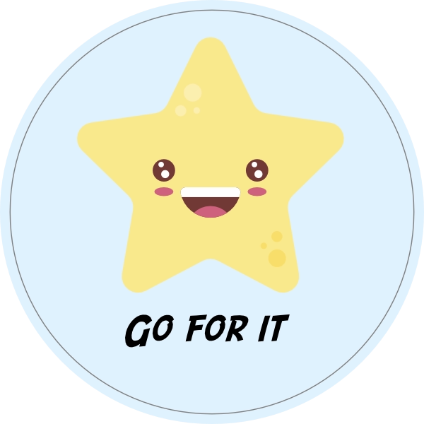 Go for it sticker