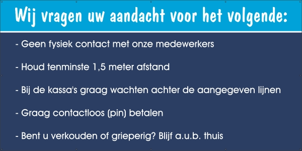 Graag uw aandacht sticker