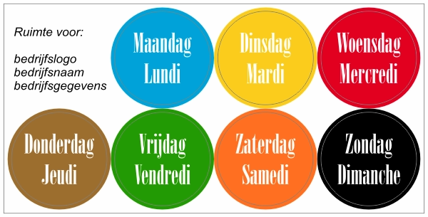 HACCP stickers