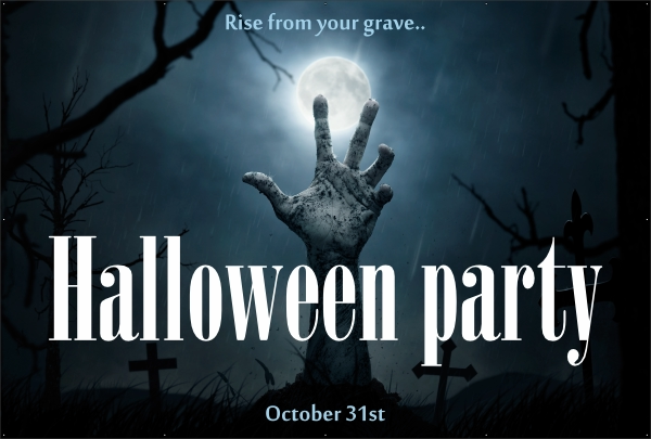 Halloween Party 4 Spandoek