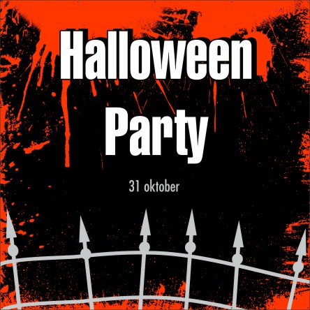 Halloween Party Spandoek