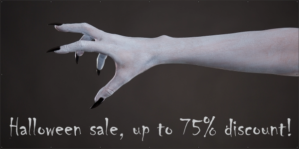 Halloween Sale 3 Spandoek
