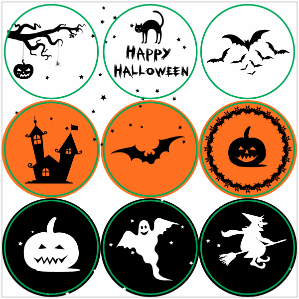 Halloween stickervel