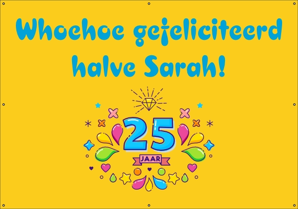 Halve Sarah 25 spandoek