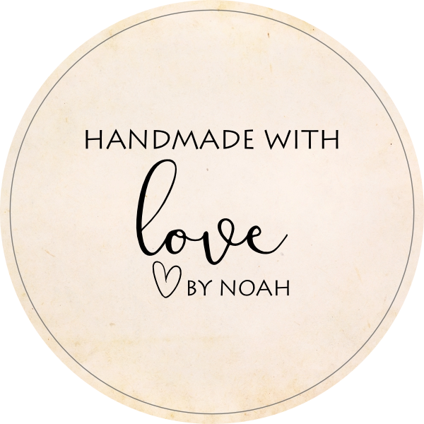 Handmade with love sticker