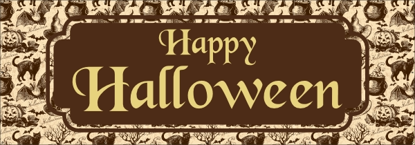 Happy Halloween Spandoek