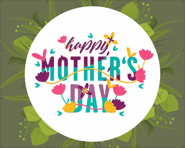 Happy mothers day spandoek