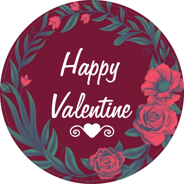 Happy Valentine Sticker