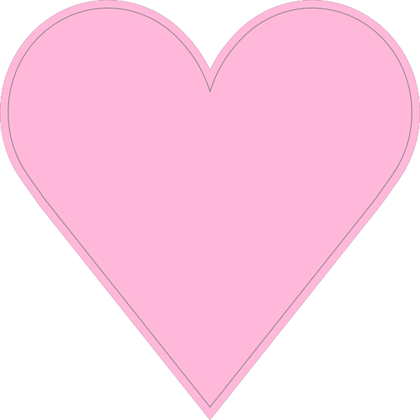 Hartjes sticker roze