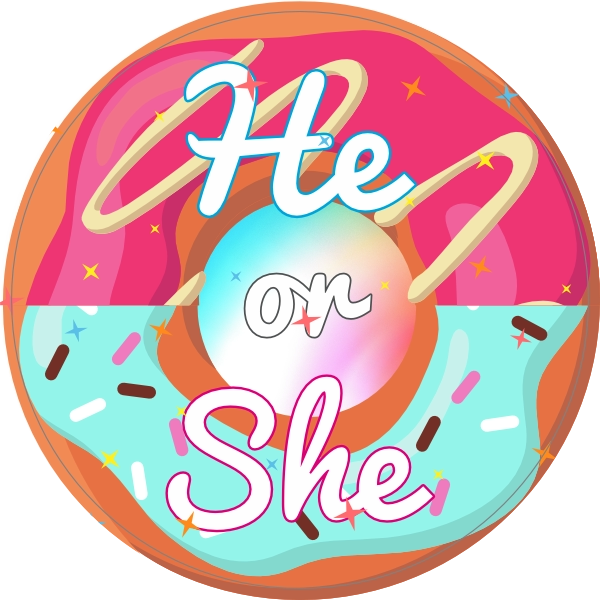 Gender reveal sticker