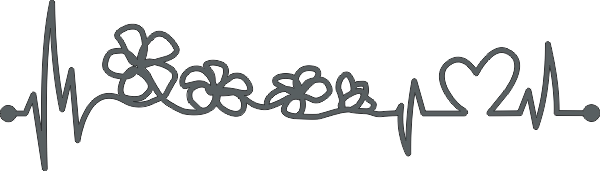 Bloemen muursticker