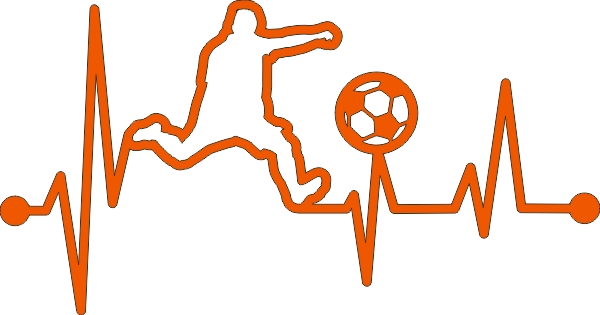 Voetbal muursticker