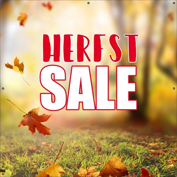 Herfst Sale Spandoek