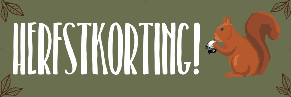 Herfstkorting spandoek