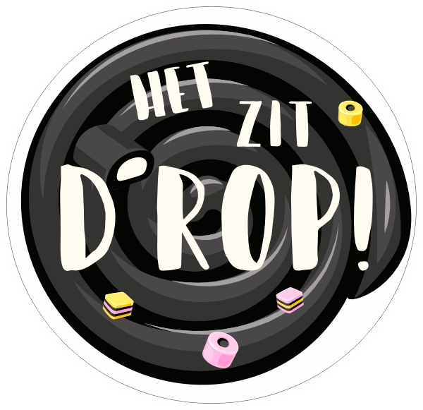 Het zit erop sticker