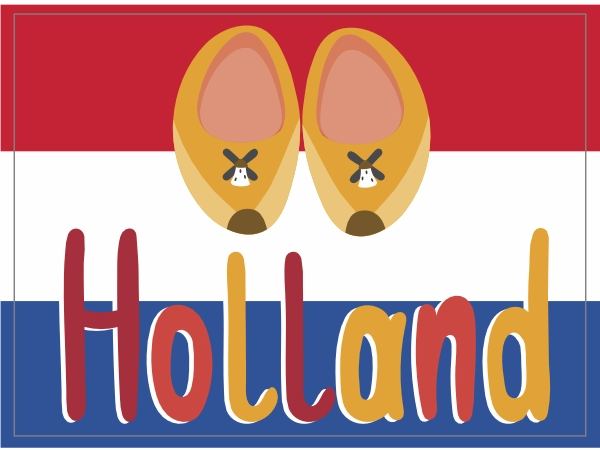 Holland klompen sticker