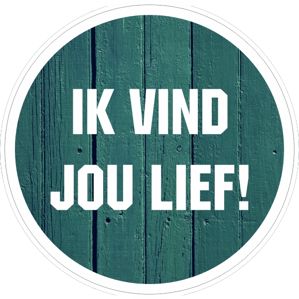 Ik vind jou lief sticker