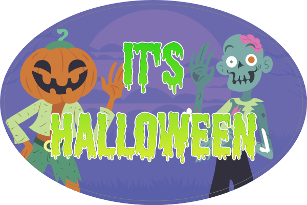 Its Halloween sticker