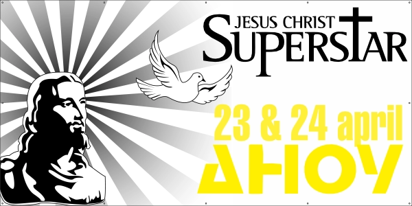 Jesus Christ Superstar spandoek
