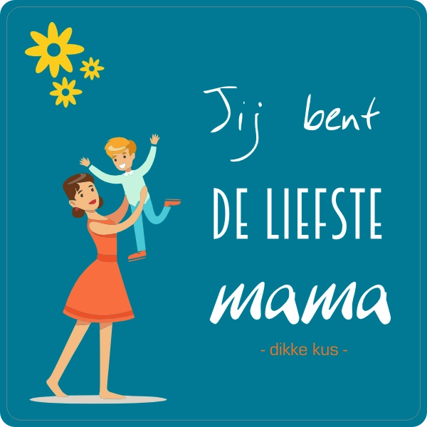 Jij bent de liefste mama sticker