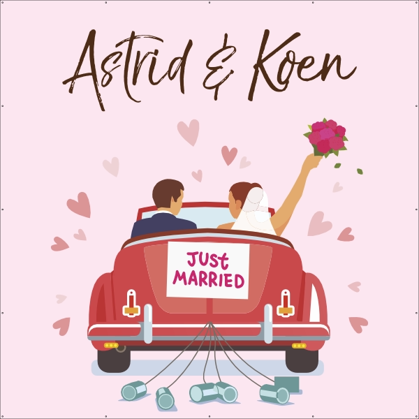 Just married auto spandoek
