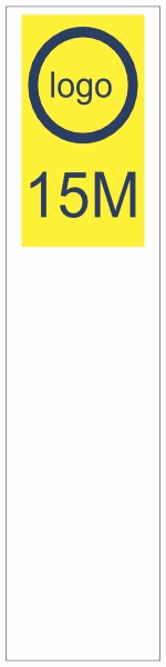 Kabelstickers 15 meter