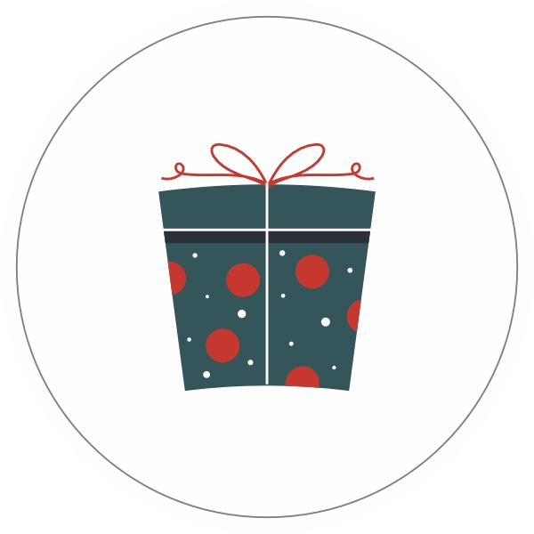 Kadootje sticker