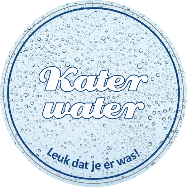 Kater water fresh sticker