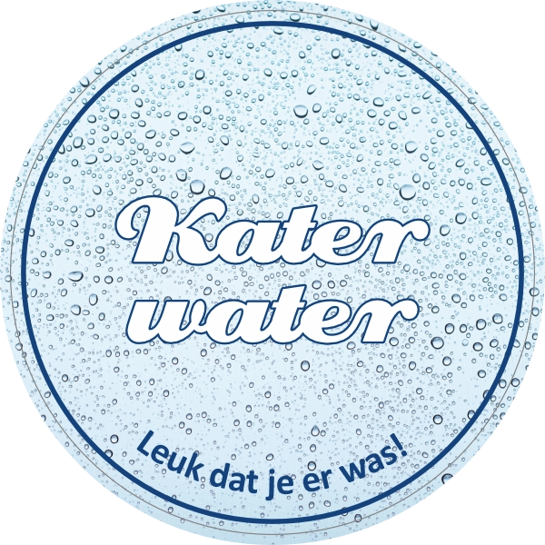 Kater water fresh sticker