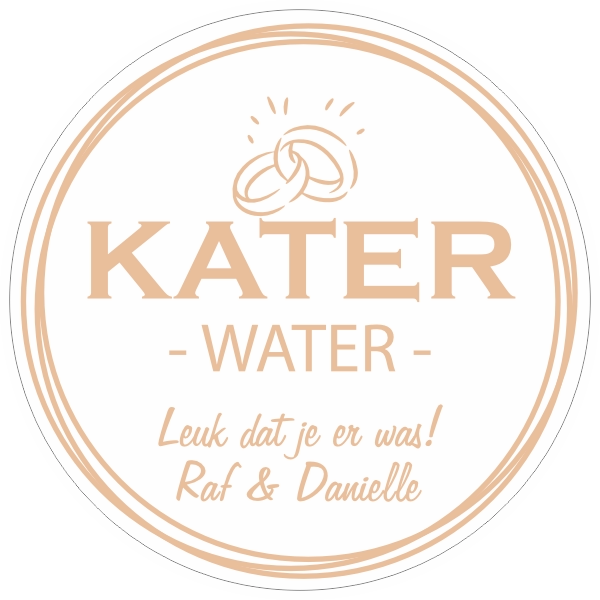 Kater water zalmroze