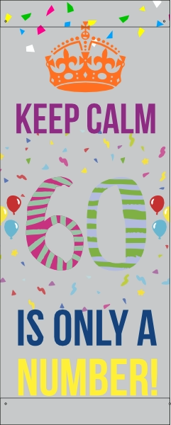 Keep calm 60 spandoek