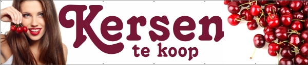 Kersen Te Koop Spandoek