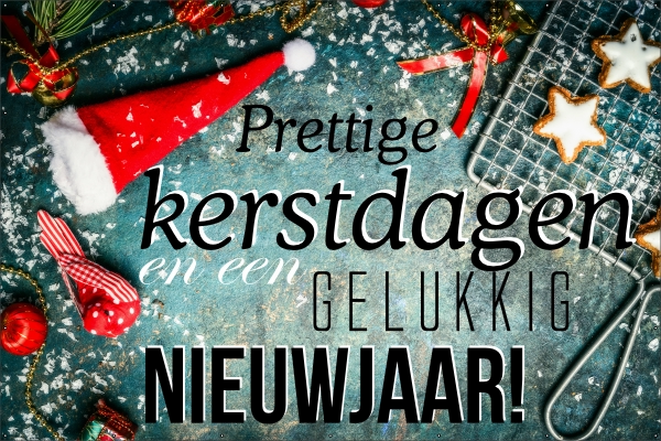 Kerst collage Spandoek
