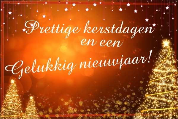 Kerst spandoek sparkling