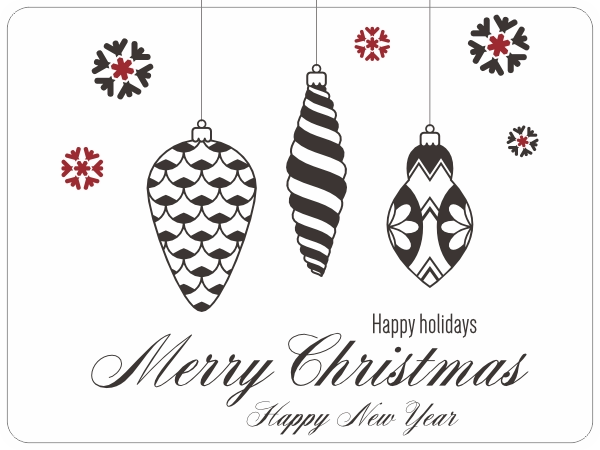 Kerst raamsticker