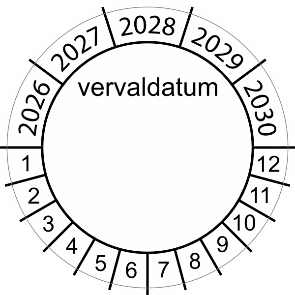 keueringssticker 2022 vervaldatum