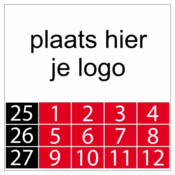 keuringssticker vierkant rood 2025
