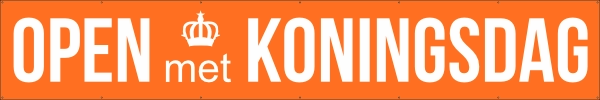 Koningsdag open Spandoek