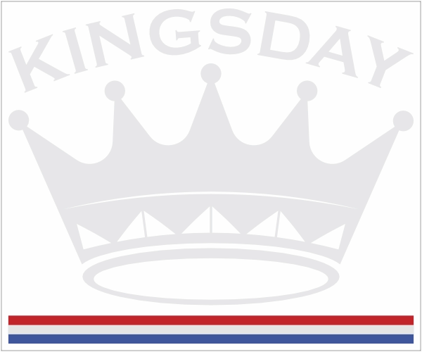 Koningsdag Raamsticker