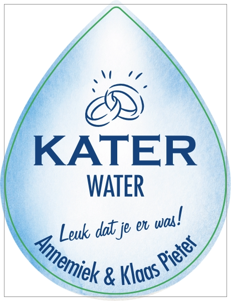 Kwaterwater druppelvorm
