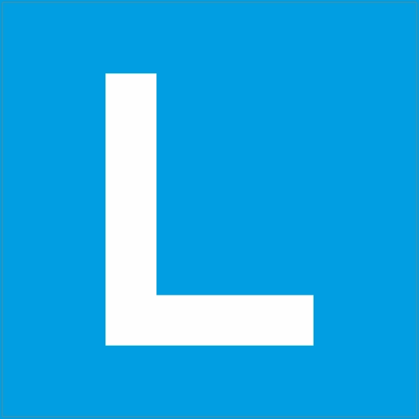 Auto rijles sticker