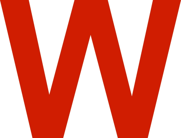 Plakletter W