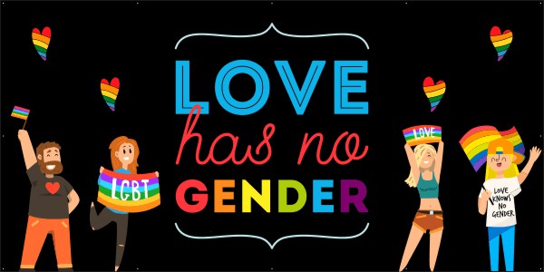Love has no gender spandoek